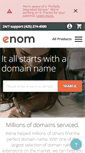 Mobile Screenshot of enom.com